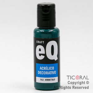 ACRIL.DECOR.EQ 913 VERDE TALO 50ML X 6 UNIDADES